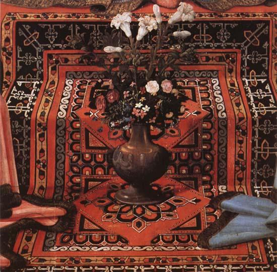 Domenicho Ghirlandaio Details of Thronende Madonna mit den Erzengeln Michael und Raffael sowie den Bischofen Jendrius und justus Sweden oil painting art